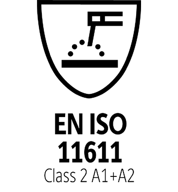 EN ISO 11611 - Class2, A1+A2